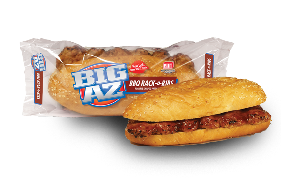 BIG AZ RACK-O-RIBS BBQ PORK RIB SANDWICH