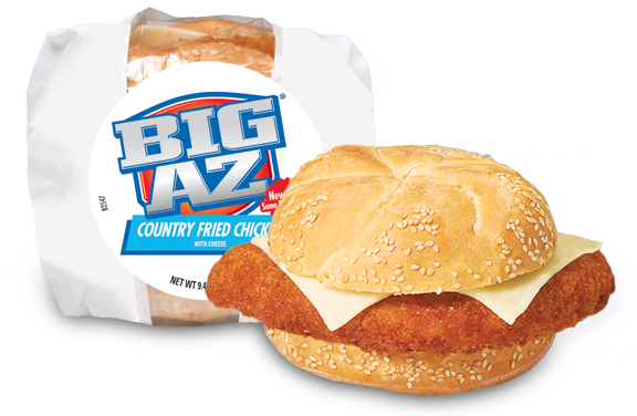 BIG AZ COUNTRY FRIED CHICKEN SANDWICH WITH CHEESE