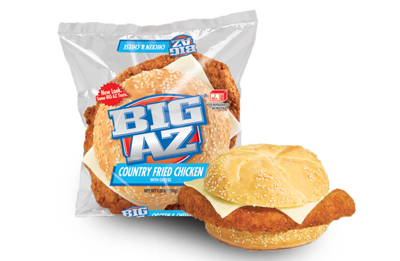 BIG AZ COUNTRY FRIED CHICKEN SANDWICH WITH CHEESE