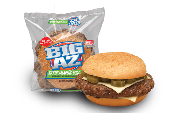 BIG AZ KICKIN' JALAPENO CHEESEBURGER