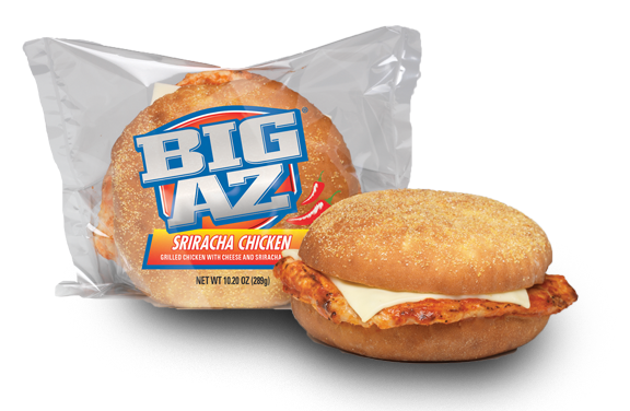 BIG AZ SRIRACHA CHICKEN SANDWICH WITH CHEESE